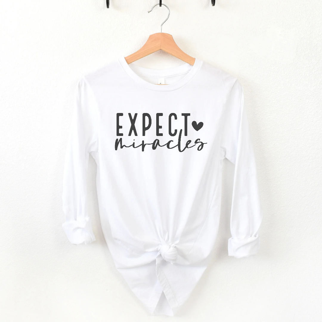 Expect Miracles ♡ Long sleeve Tee
