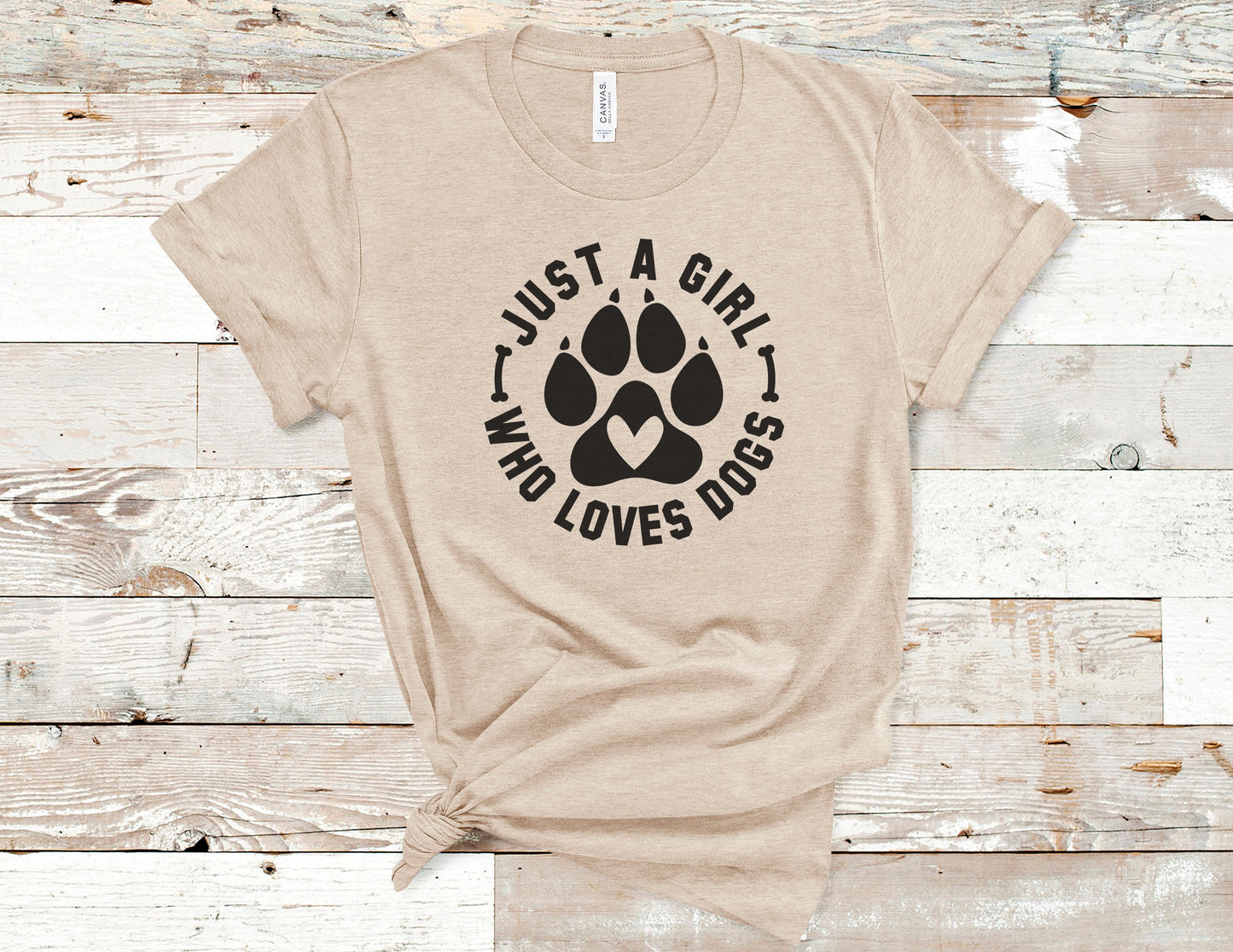 Just A Girl Who Loves Dogs Tee