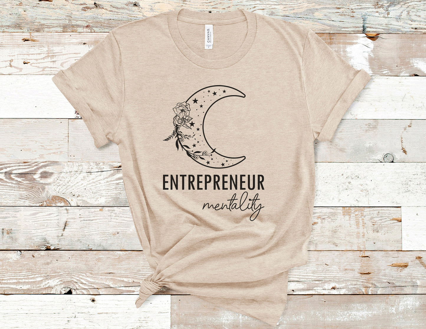 Entrepreneur Mentality Moon Tee