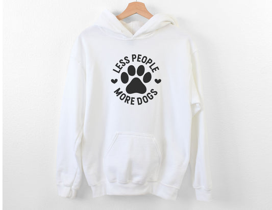 Less People More Dogs Hoodie