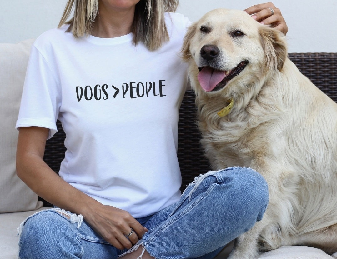Dogs > People Tee